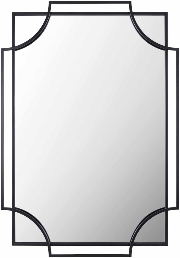 Golasecca Black Frame Mirror - Clearance
