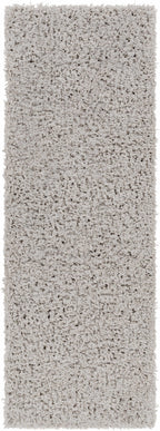 Siari Solid Medium Gray Shag Rug