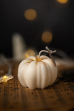 Pumpkin Soy Candle - Fall & Halloween Decor, Pumpkin Shaped, Scented
