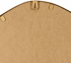 Lochovice Gold Distressed Wood Mirror