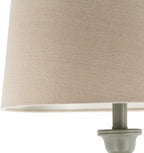 Nelspruit Gray Resin Floor Lamp - Clearance