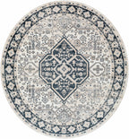 Cabacungan Cream & Gray Washable Area Rug - Clearance