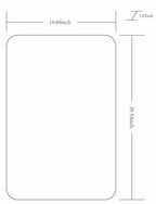 Sustinente Silver Gray Carved Mirror